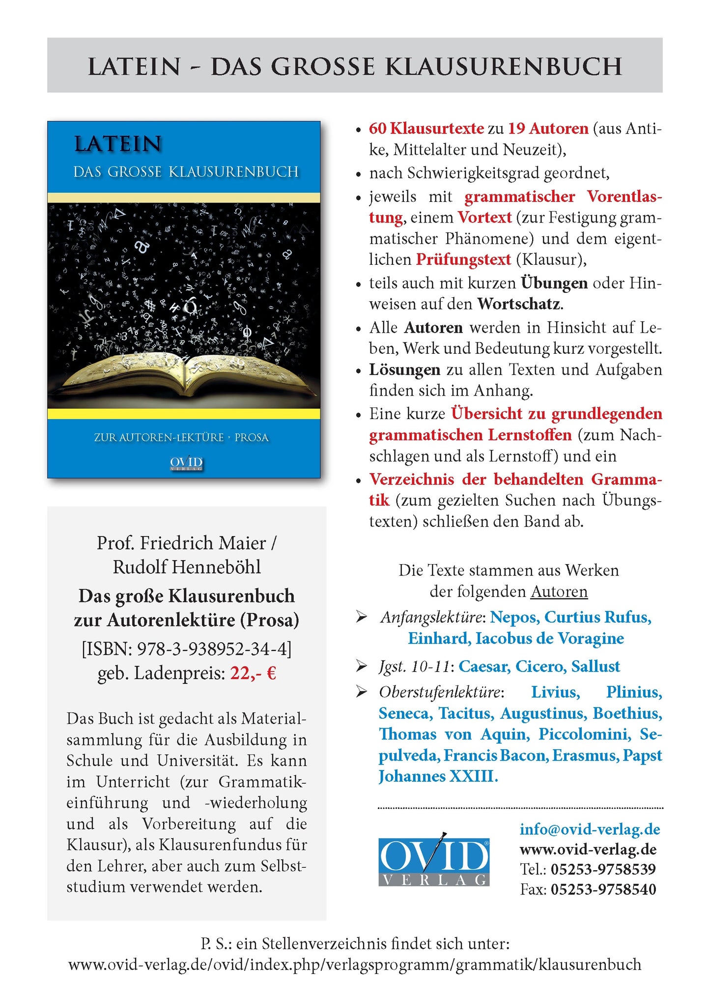 1. Klausurenbuch - Prosa