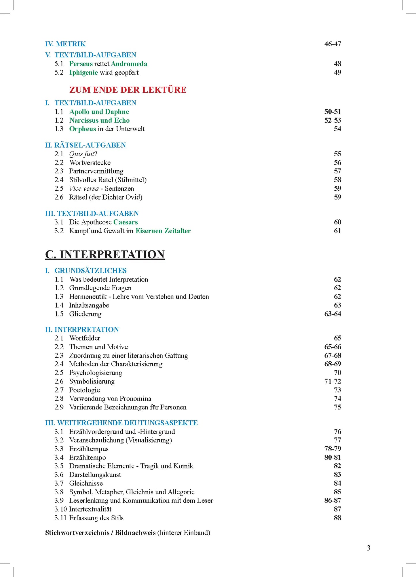 Latein Kreativ I - 3. Ovid Metamorphosen, Übungsheft
