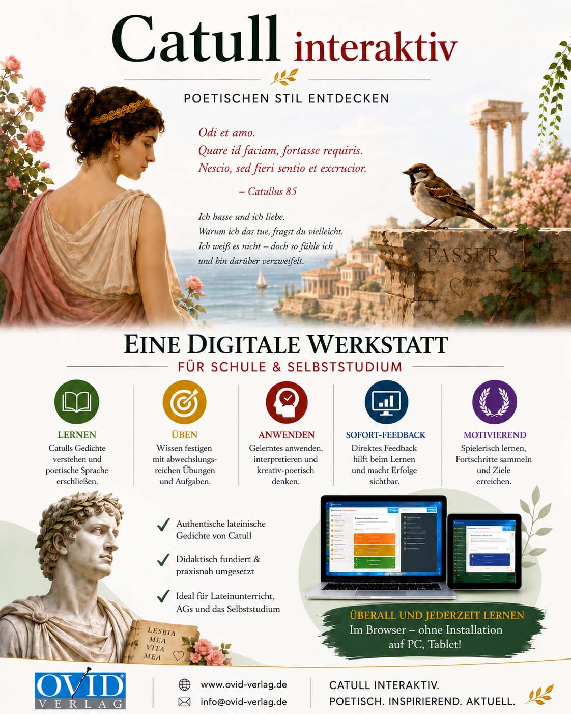 Digitale Werkstatt - Catull: Stilmittel, Stil und Poetik