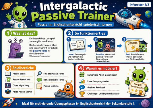 Englisch - Lernspiel zum Passiv