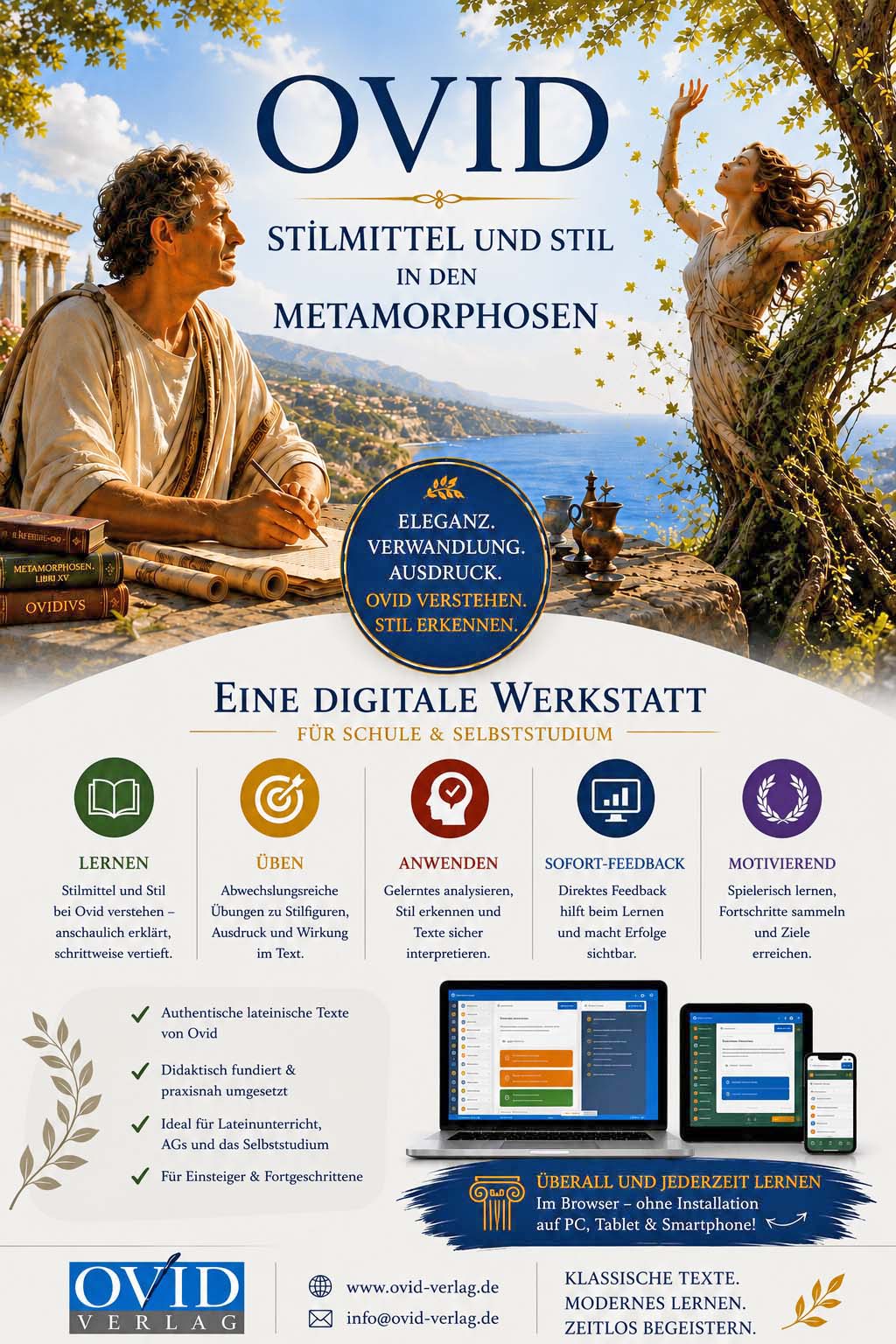 Digitale Werkstatt - Ovid, Metamorphosen: Stilmittel und Stil