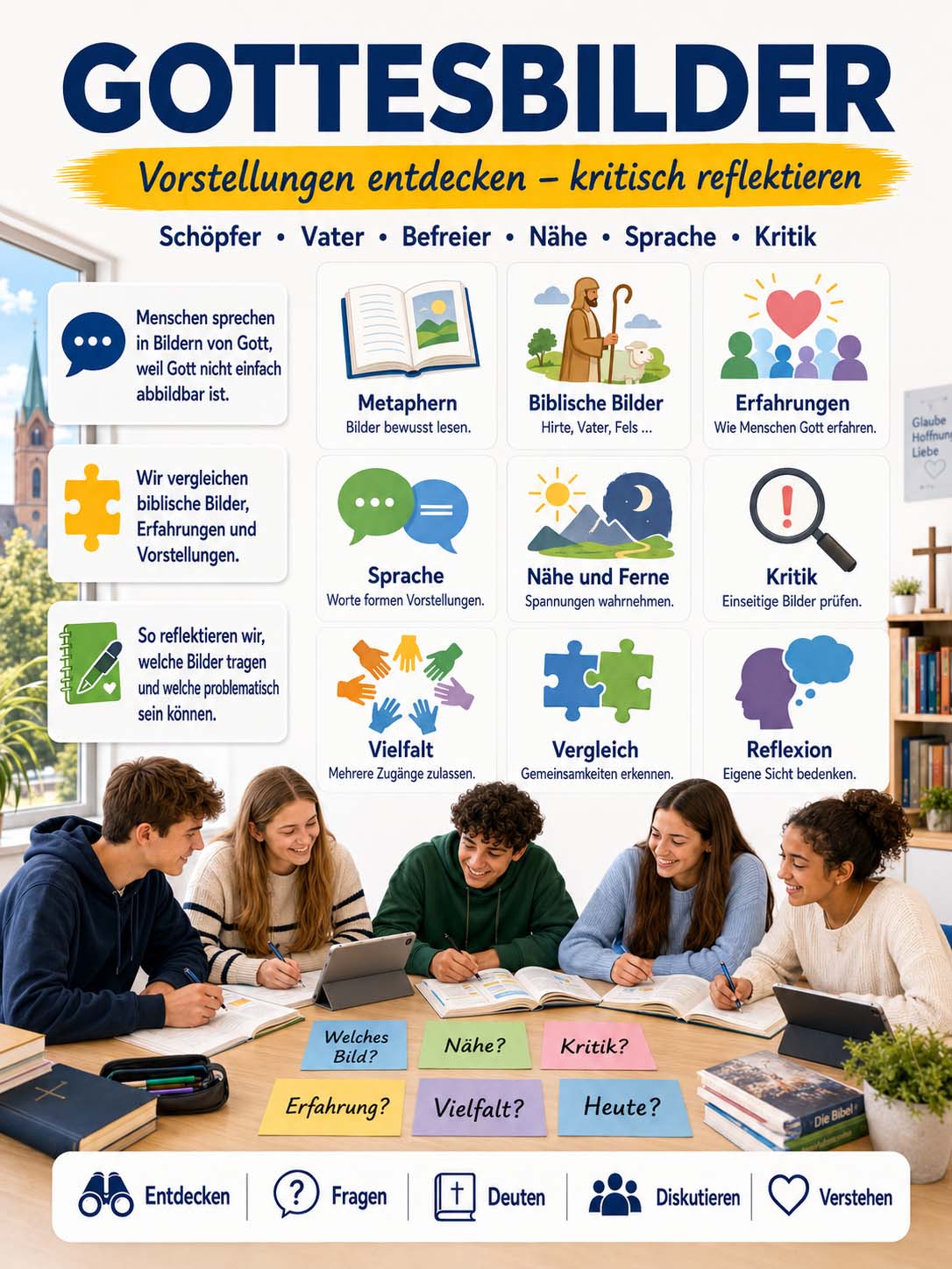 Religion - Lernposter Gottesbilder