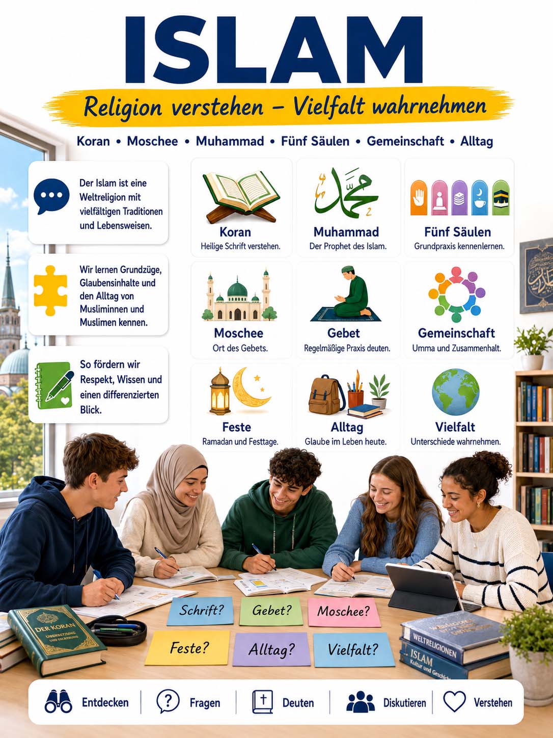 Religion - Lernposter Islam