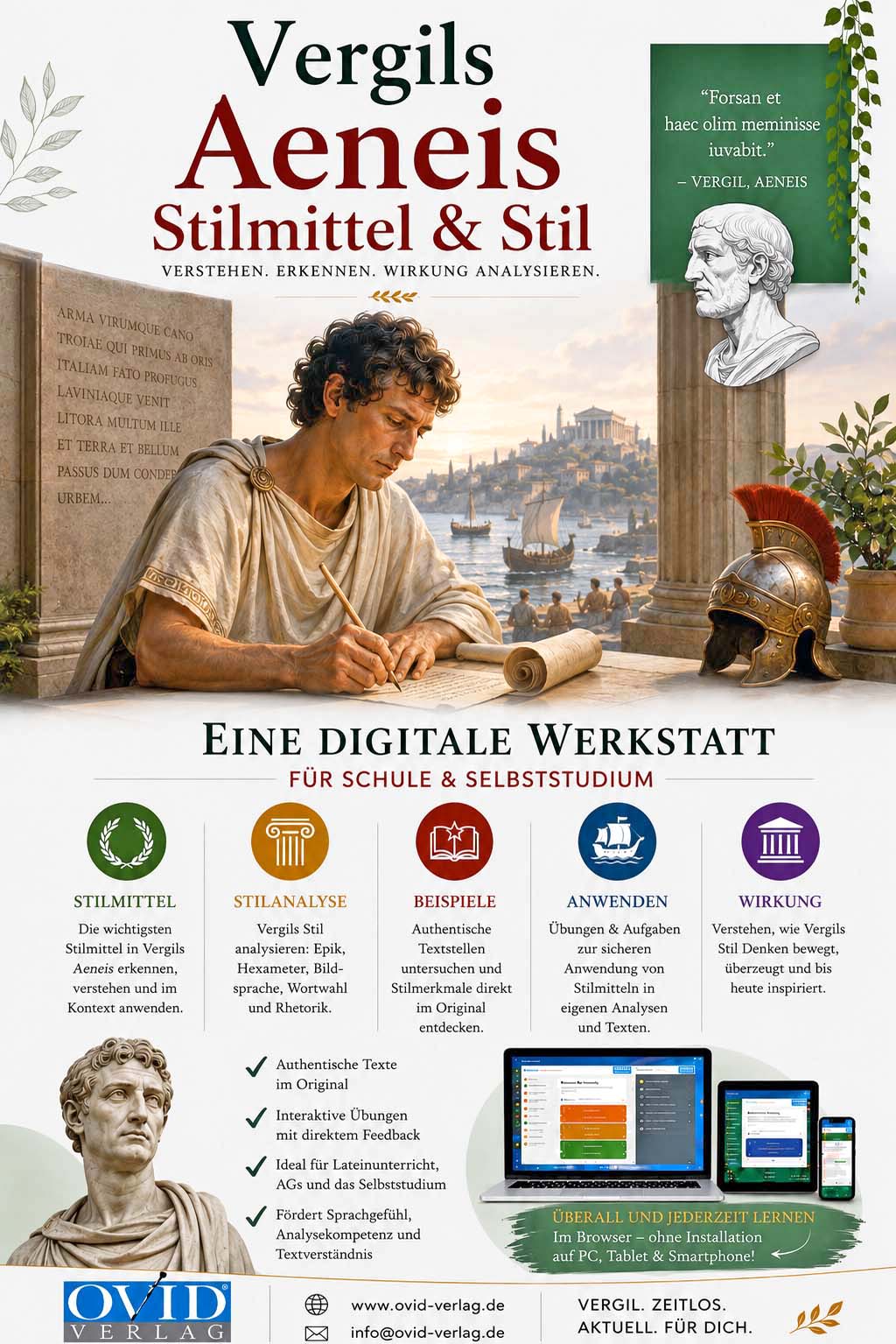 Digitale Werkstatt - Vergil, Aeneis: Stilmittel und Stil