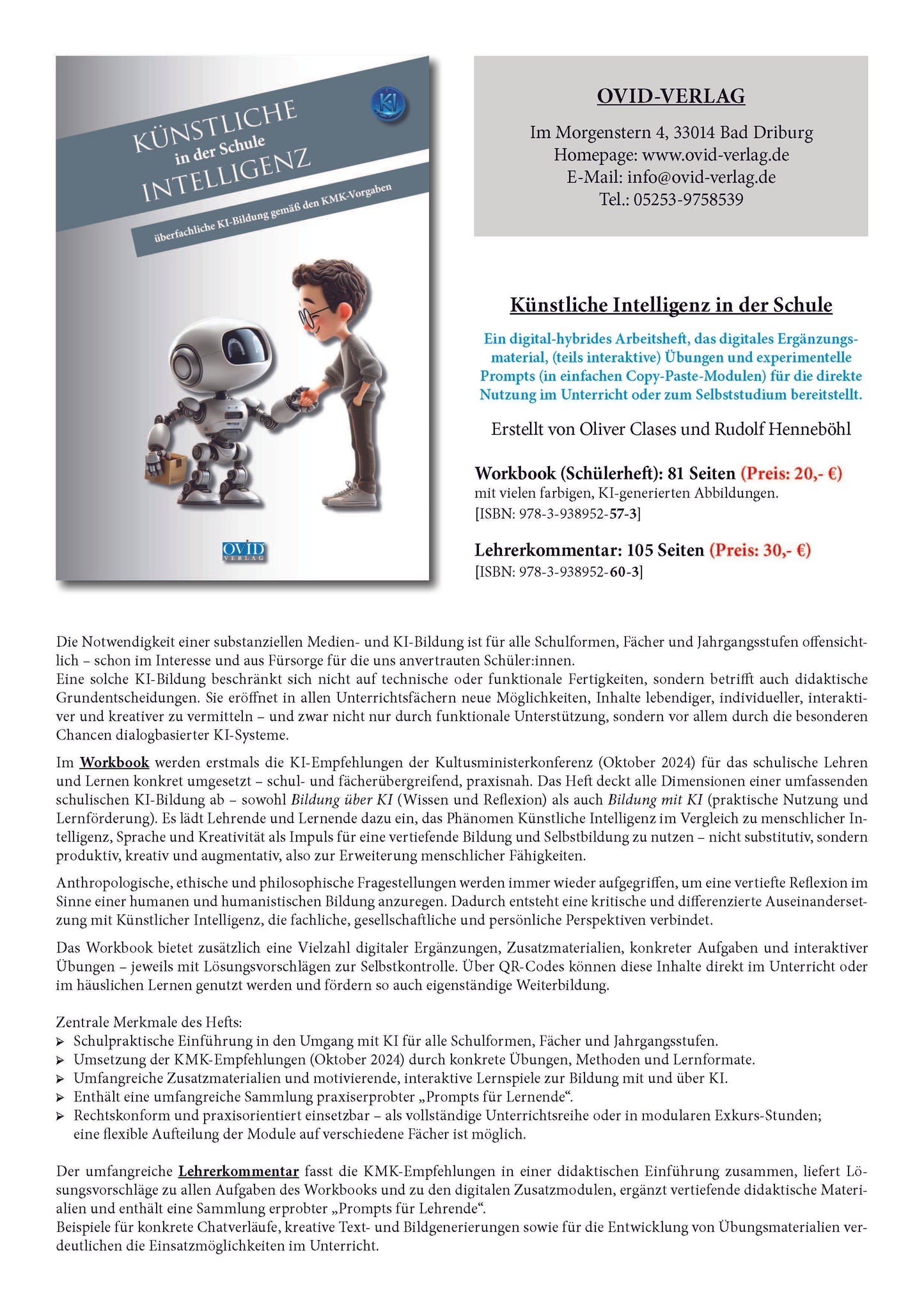 KI in der Schule - Workbook