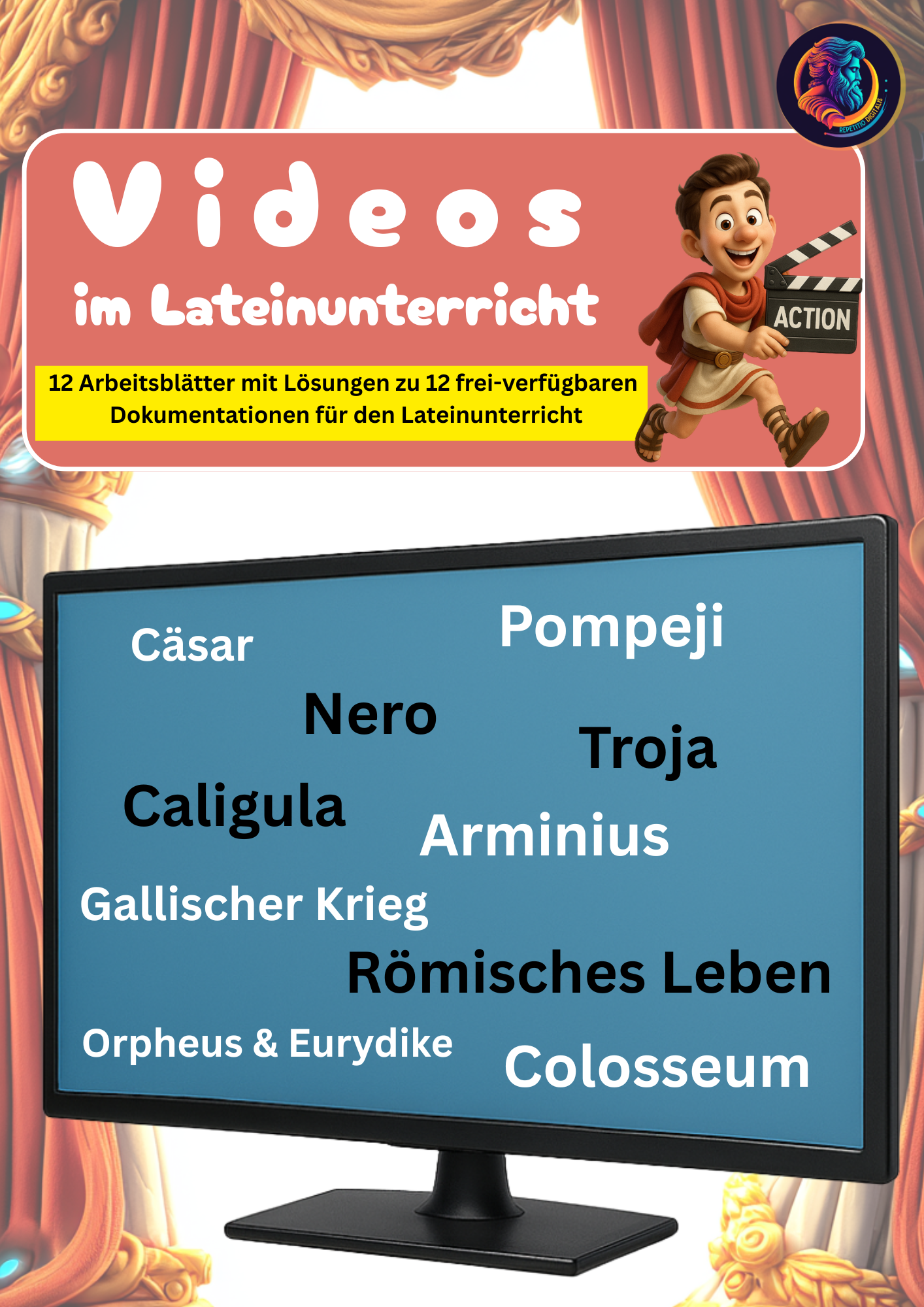 Videos, Dokus und Filme im Lateinunterricht - Arbeitsblätter