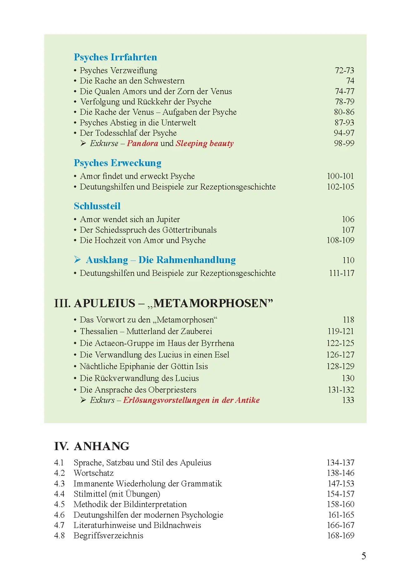 Latein Kreativ VI - 1.  Amor und Psyche, Textband