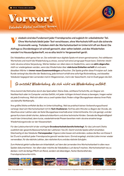 Die Vokabelbox 2026 - Digitales, motivierendes Vokabellernen im Unterricht