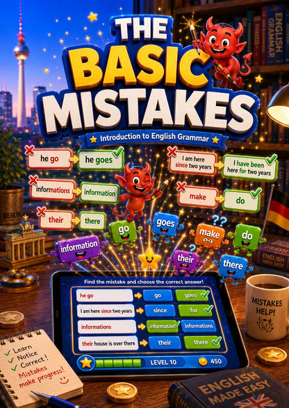 Englisch - Lernspiel English Error Detective (Fehlerteufel)