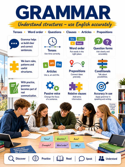 Englisch - Lernposter Grammatik