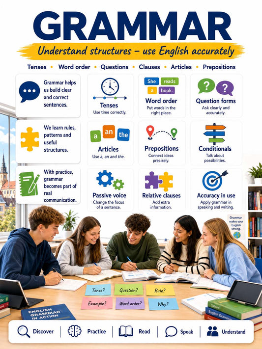 Englisch - Lernposter Grammatik