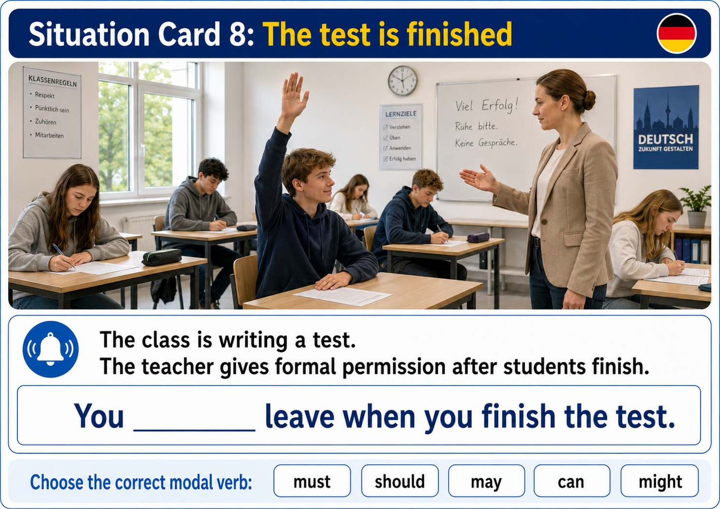 Englisch - aktivierende Sprachlernposter - Modal Verbs