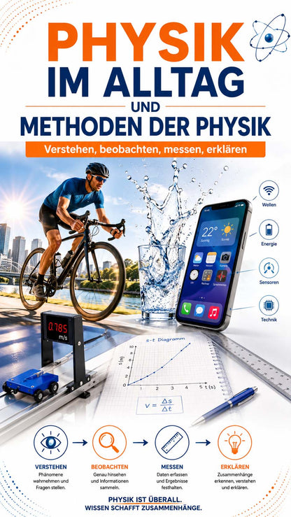 Physik - Lernposter Physik im Alltag  und Methoden der Physik