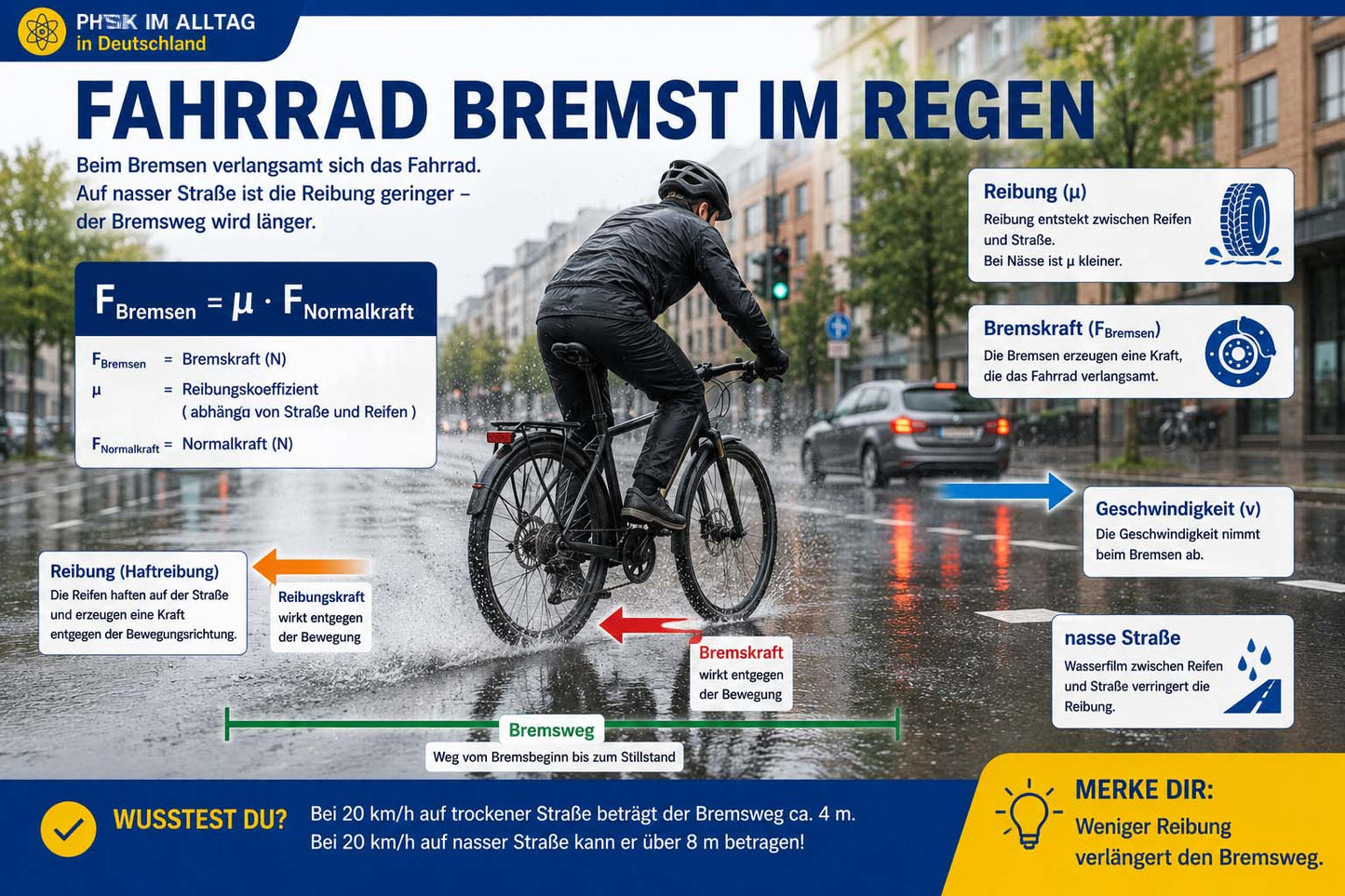 Physik - Lernposter Physik im Alltag  und Methoden der Physik
