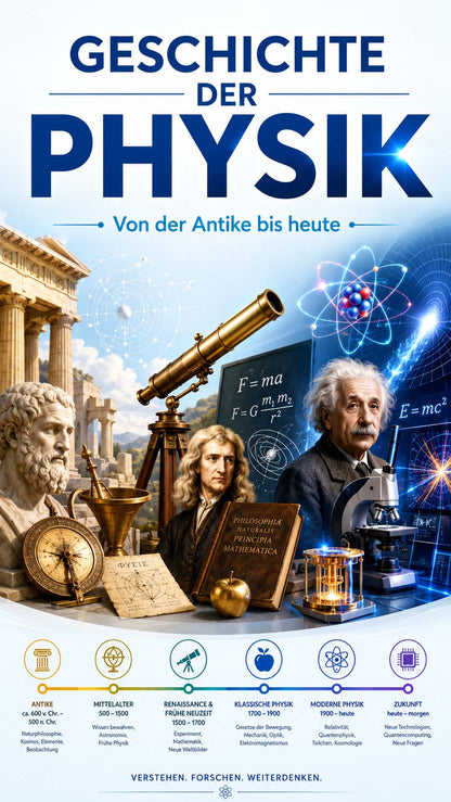 Physik - Lernposter Geschichte der Physik