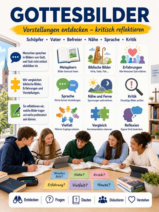 Religion - Lernposter Gottesbilder