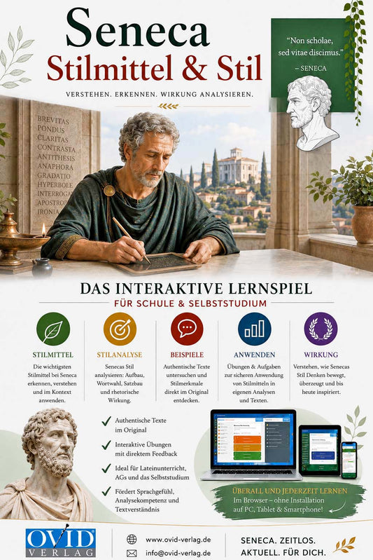 Digitales Lernspiel - Seneca: Stilmittel und Stil