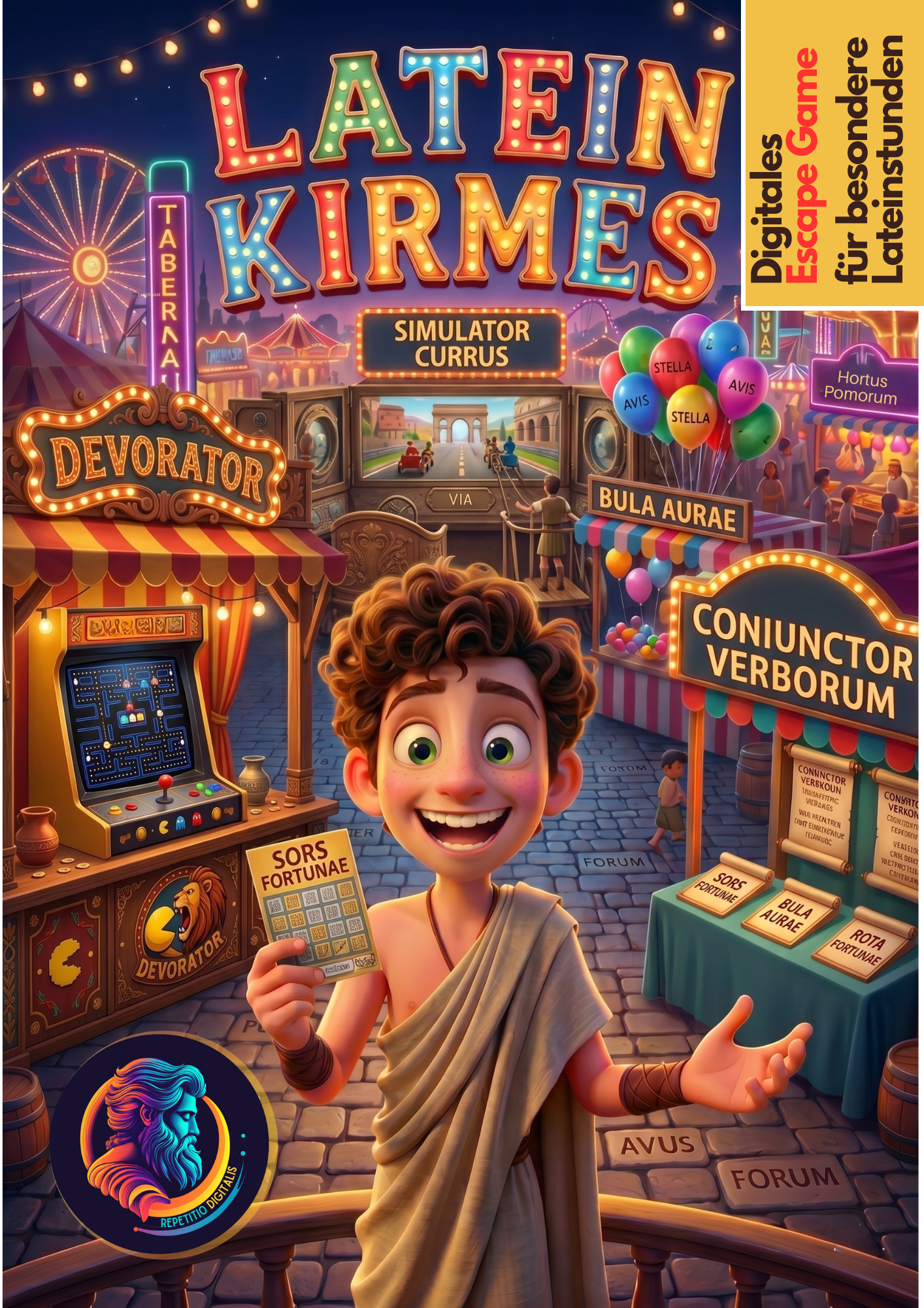 Latein Kirmes - das völlig verrückte digitale Latein-Escape