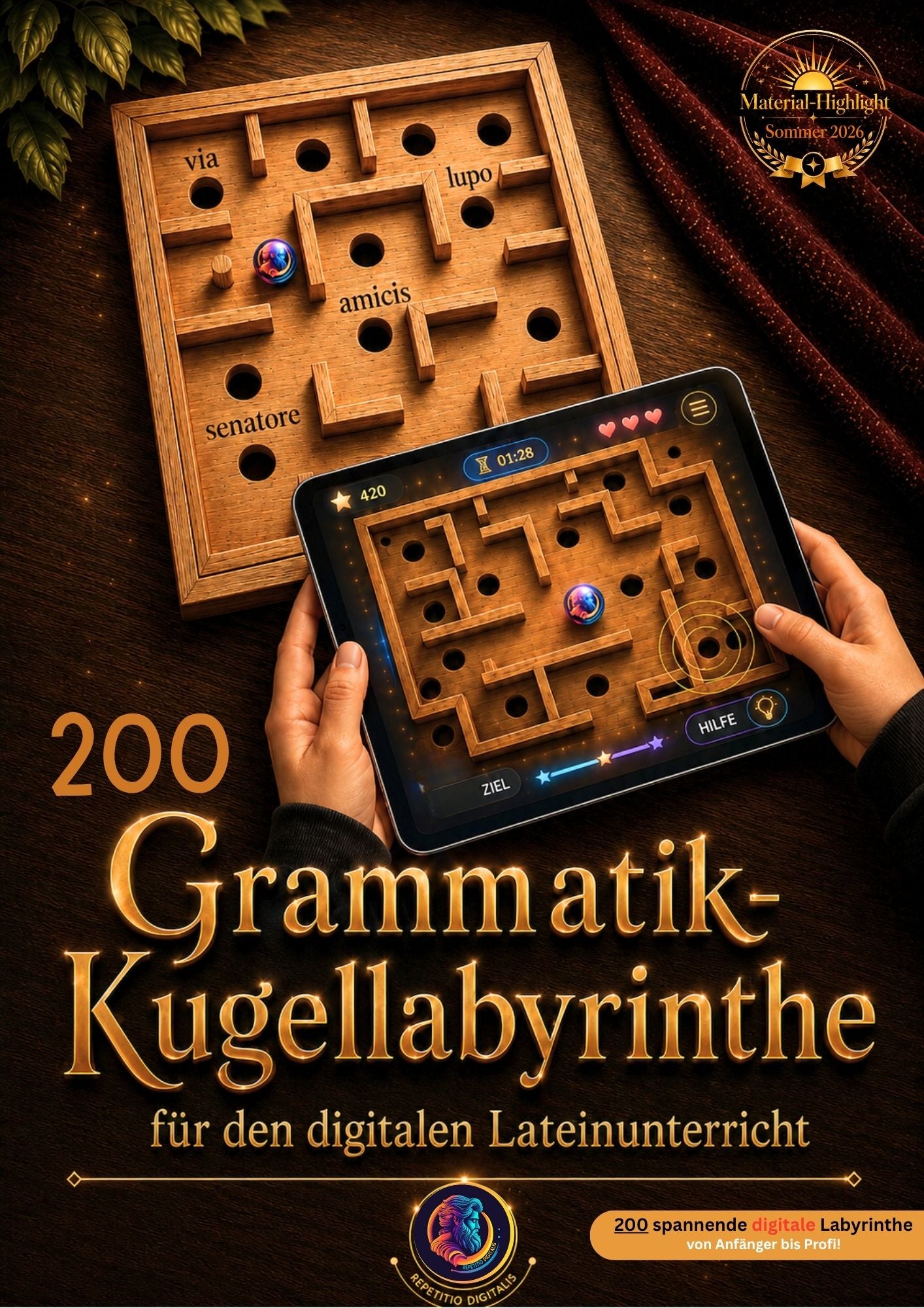 200 Grammatik-Kugellabyrinthe