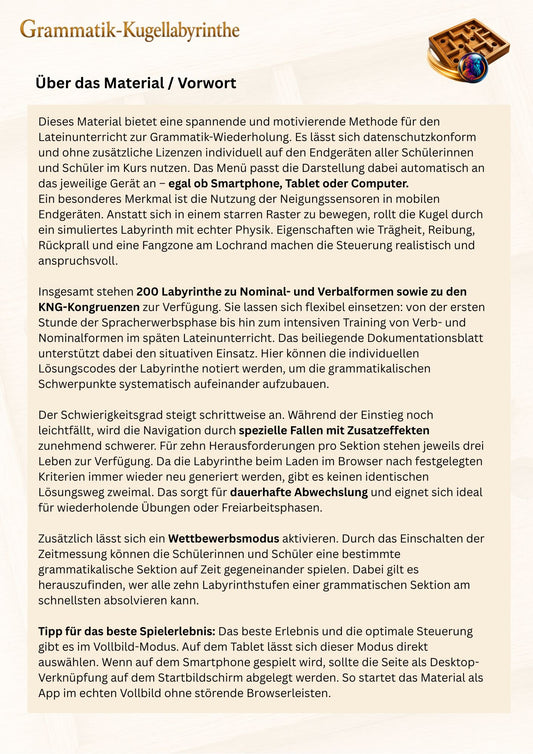 200 Grammatik-Kugellabyrinthe