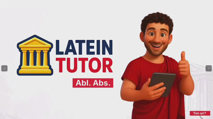 AcI-Tutor - interaktives, digitales Arbeitsmaterial