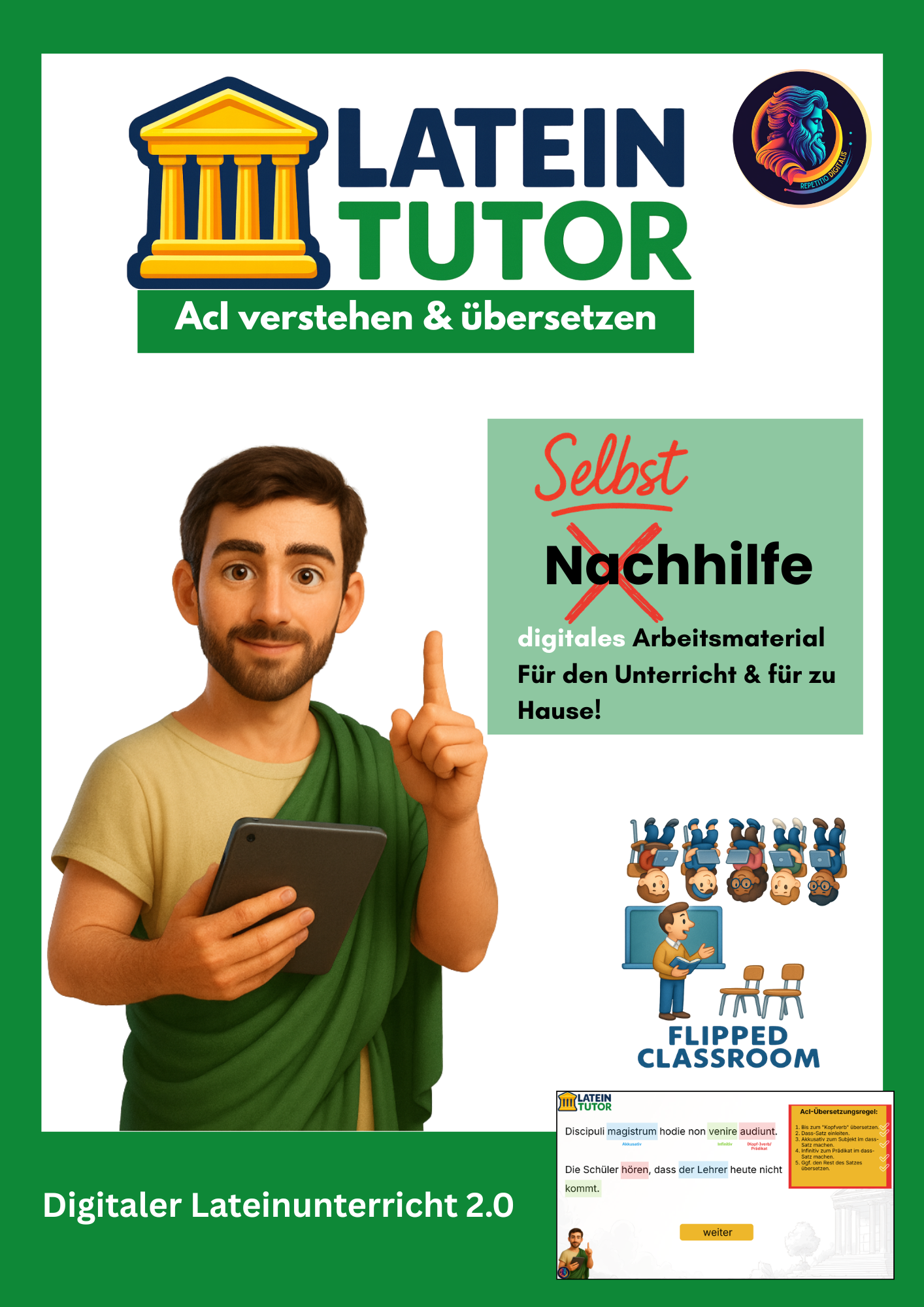 AcI-Tutor - interaktives, digitales Arbeitsmaterial