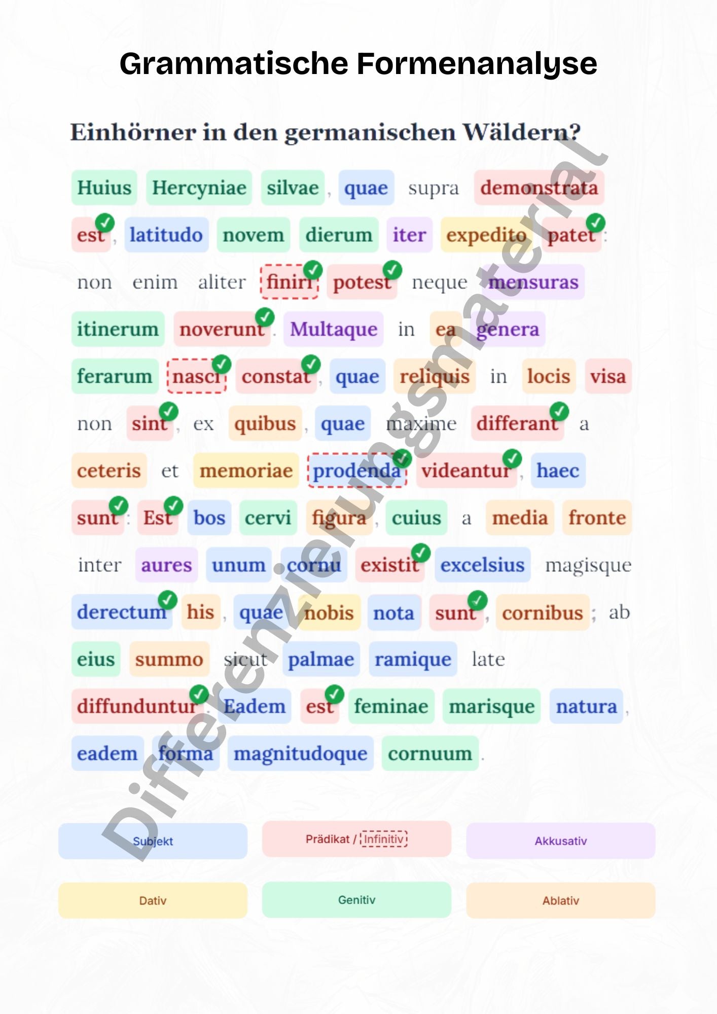 Cäsar im hercynischen Wald (Germanen-Exkurs hybrid-digital)