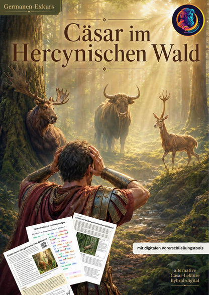 Cäsar im hercynischen Wald (Germanen-Exkurs hybrid-digital)