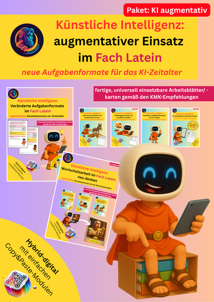 KI augmentativ: Neue Aufgabenformate für Text- und Wortschatzarbeit im Lateinunterricht (Paket)
