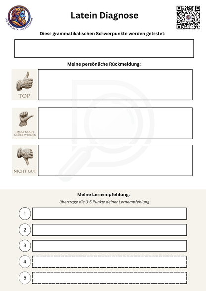 Diagnose im Lateinunterricht