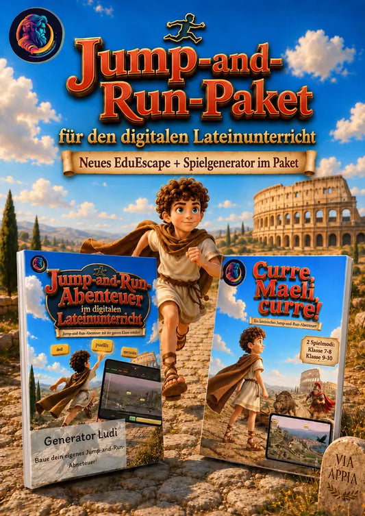 Jump-and-Run-Abenteuer im Lateinunterricht (Paket)