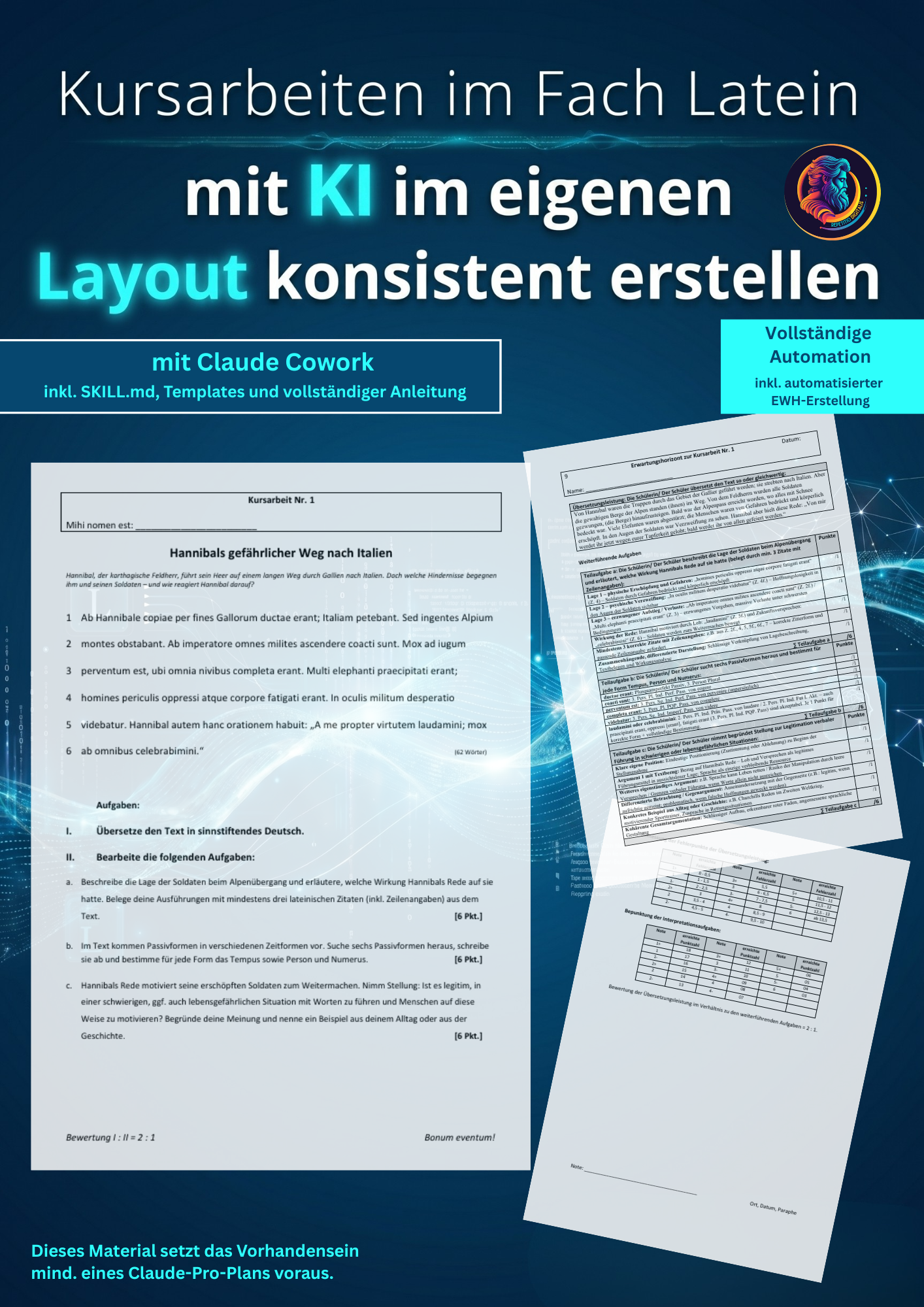 Kursarbeiten professionell automatisiert erstellen mit KI