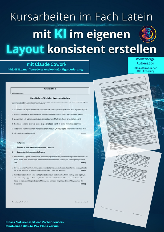 Kursarbeiten professionell automatisiert erstellen mit KI