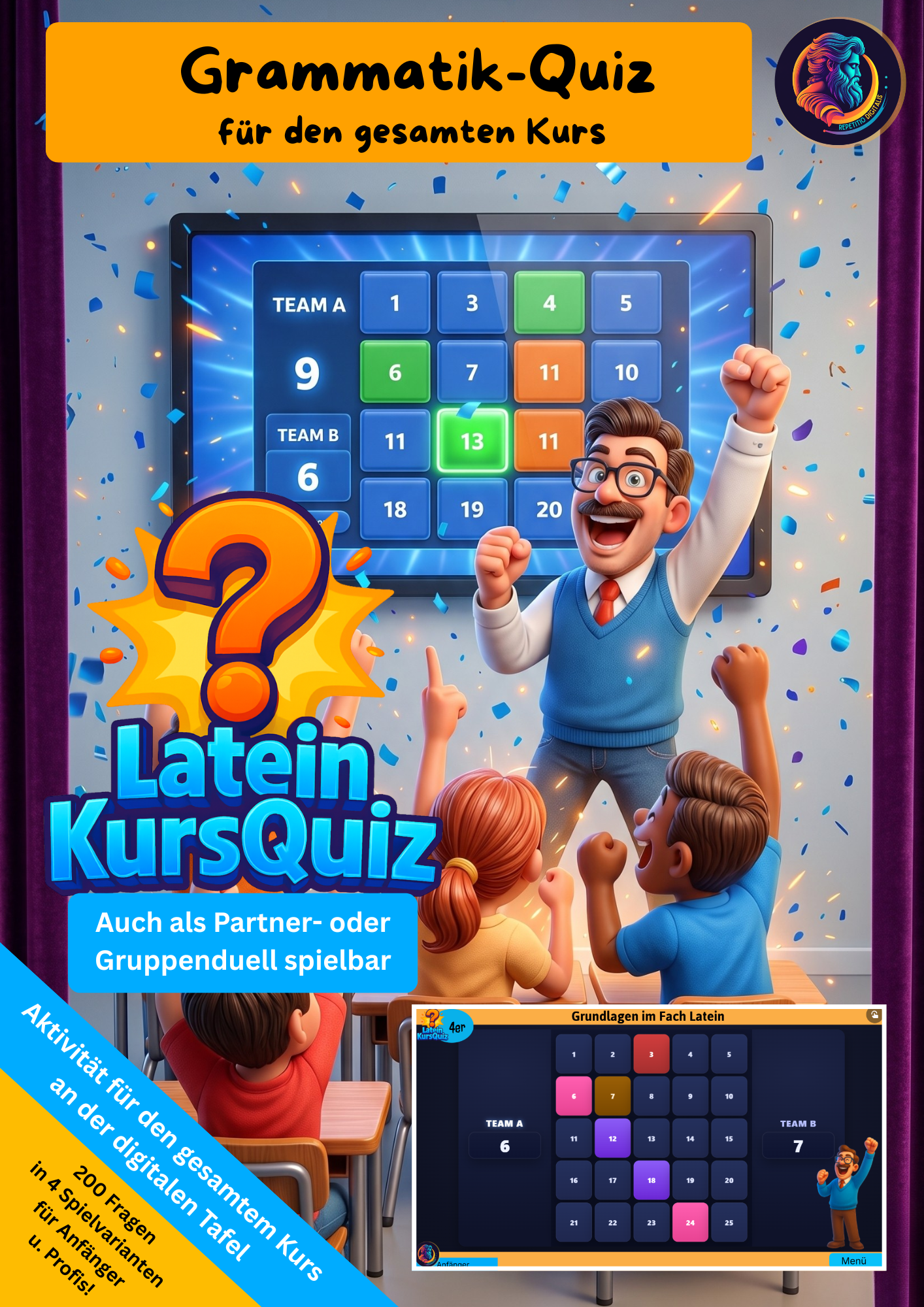 KursQuiz Latein 1 - Grammatik