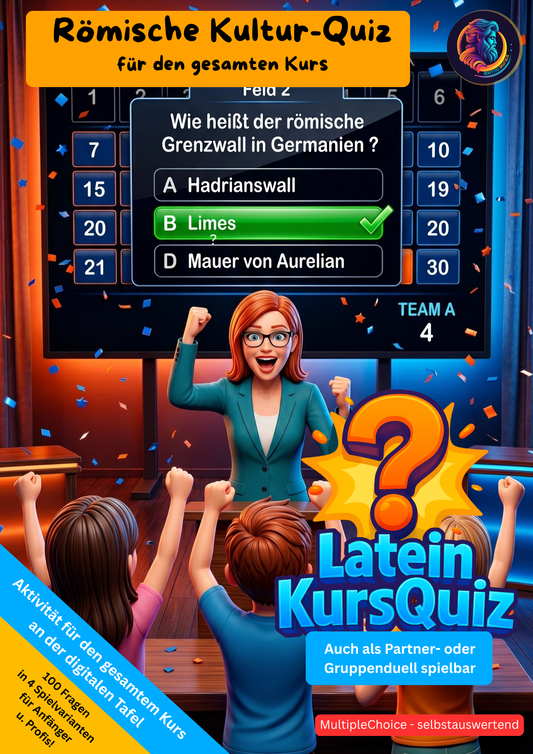 KursQuiz Latein 3 - Quiz römische Kultur
