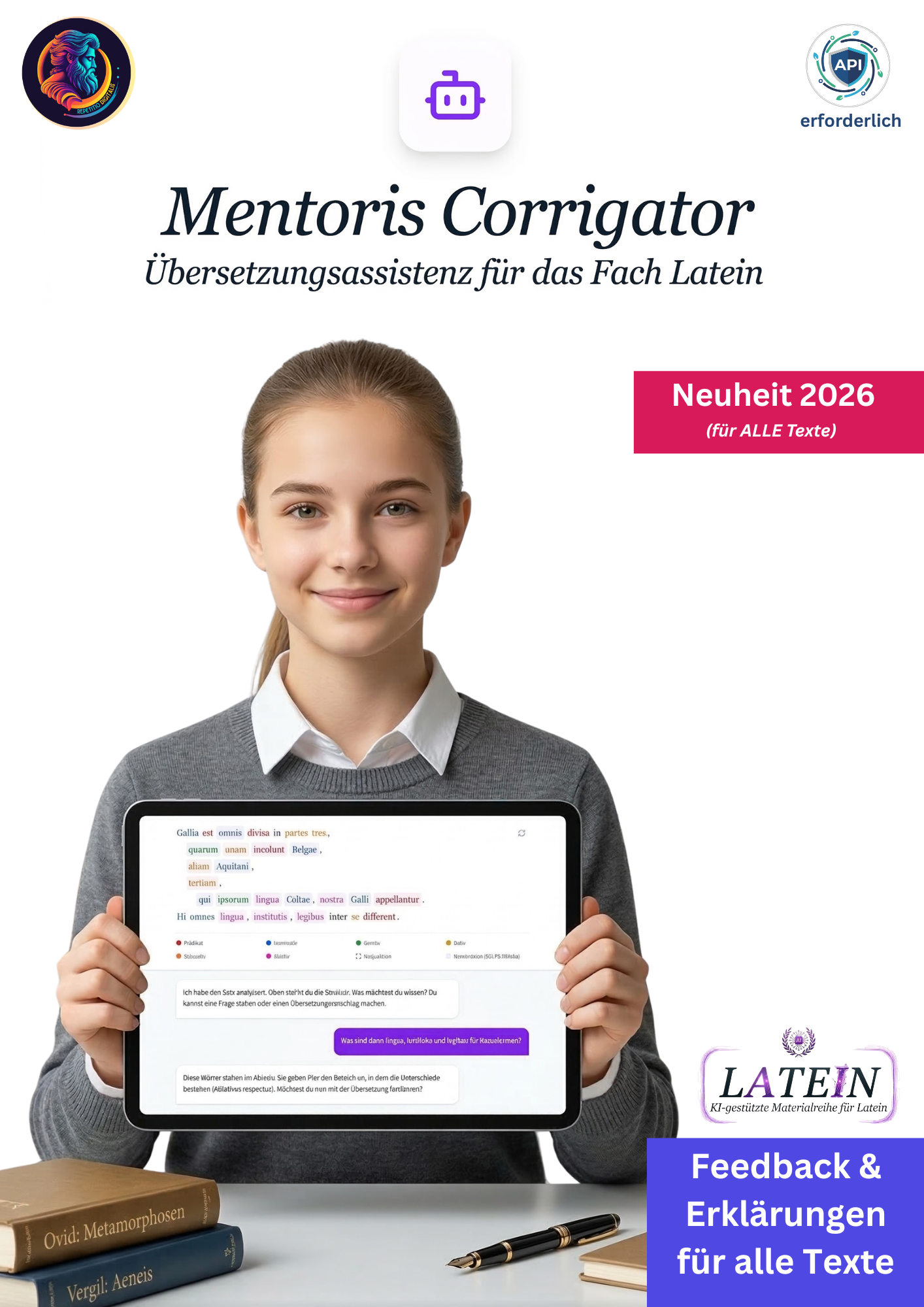 Mentoris Corrigator (KI-Übersetzungsassistenz für den Lateinunterricht)