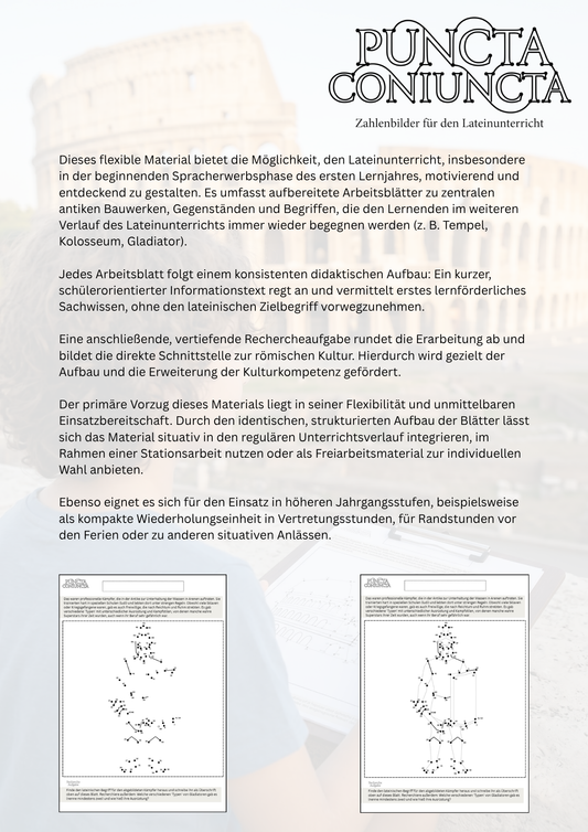 Puncta Coniuncta - Zahlenbilder für den Lateinunterricht