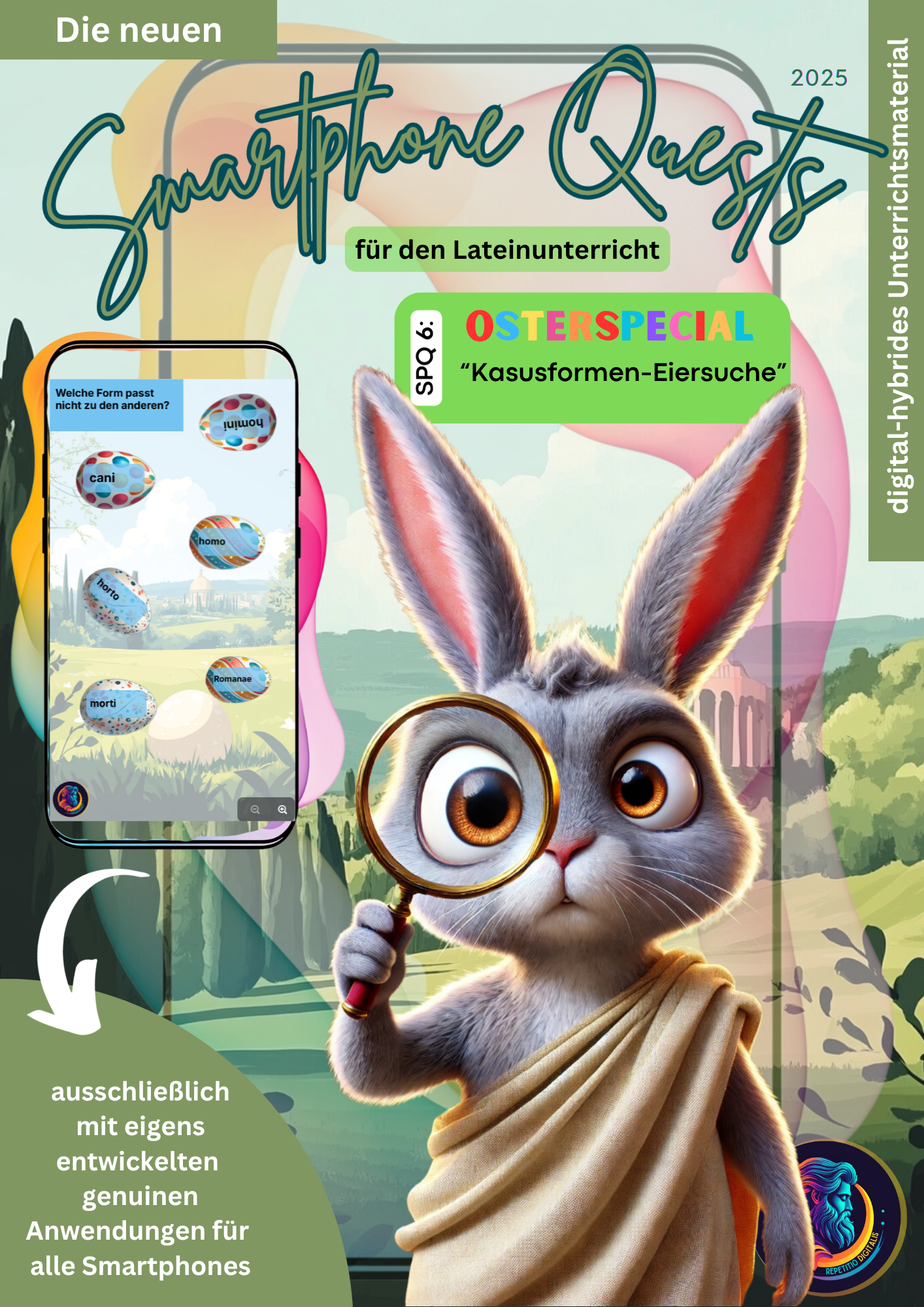SmartphoneQuest Grammatik: lateinische digitale Aktivitäten zu Ostern