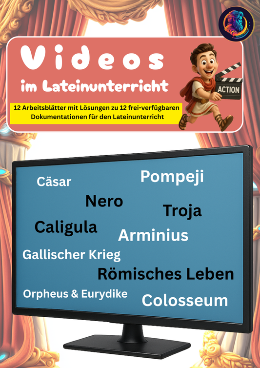 Videos, Dokus und Filme im Lateinunterricht - Arbeitsblätter