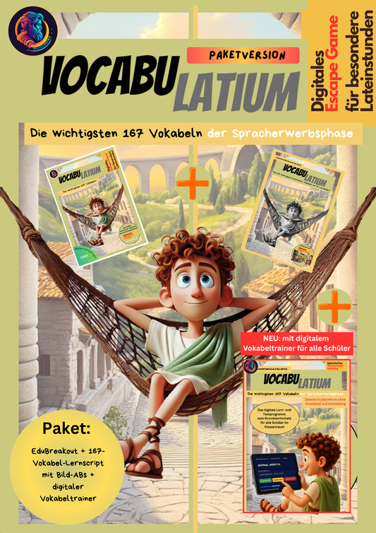 Vocabulatium - Wortschatz-Escape (die 167 wichtigsten Vokabeln)