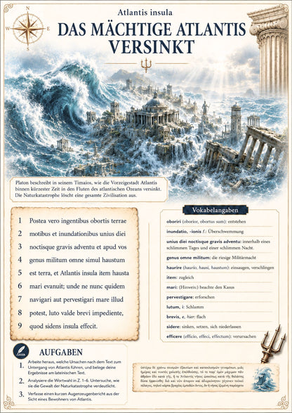 Platons Atlantis im Lateinunterricht